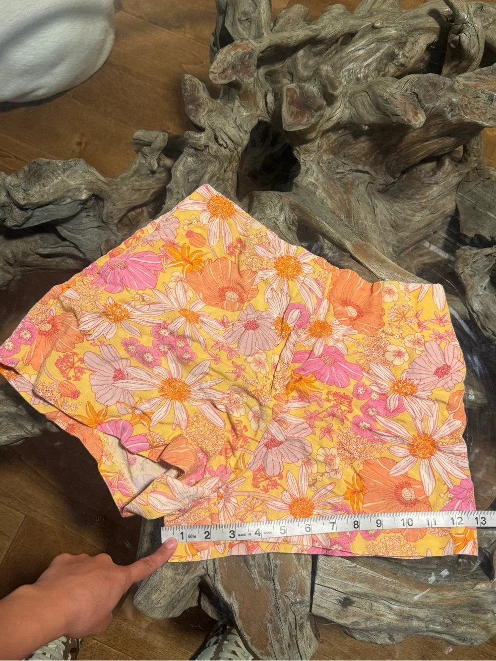 H&M Linen Floral Print Shorts